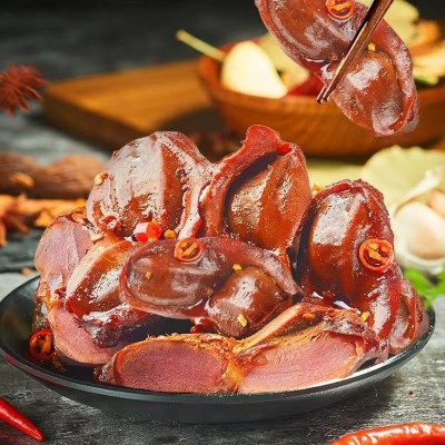 鸭肫香辣五香鸭胗麻辣鸭肫即食卤味零食熟食网红休闲食品图2