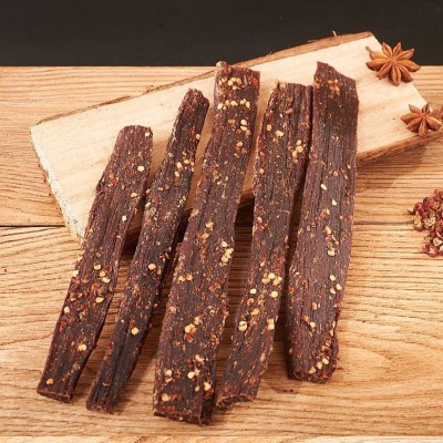 牦牛肉干风干牦牛肉批发 辣味麻辣肉类零食牛肉干 特产牛干巴厂家图4