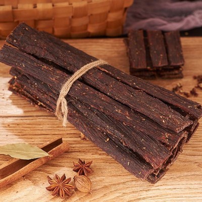 牦牛肉干风干牦牛肉批发 辣味麻辣肉类零食牛肉干 特产牛干巴厂家图3