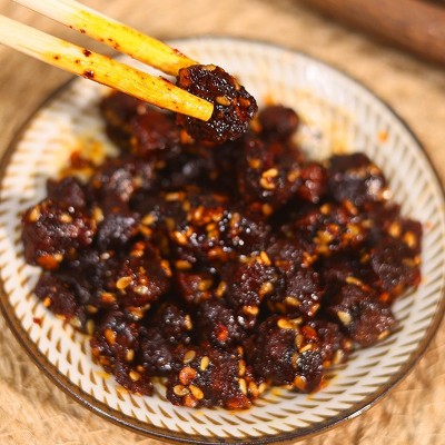 手撕牛肉五香麻辣 牛肉干油麻条网红休闲零食小吃风干牛肉干厂家图2