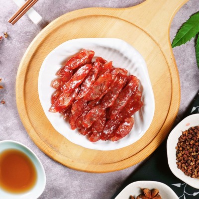 微甜口味广味香肠250g 风干肉肠农家自制甜肉肠瘦均匀厂家批发图3