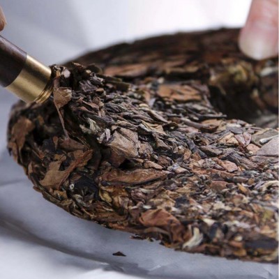 福鼎2015年老白茶 枣香贡眉白茶饼茶叶礼盒装一饼350g 厂家直销 2个图2