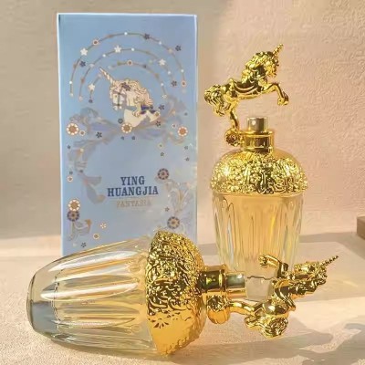 爆款独角兽筑梦天马香水女士淡香礼盒包装持久淡香批发一件代发图3