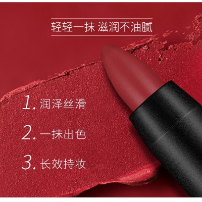 DNM雾面哑光唇膏19色笔显色滋润唇彩易上色唇釉旋转口红跨境批发图3