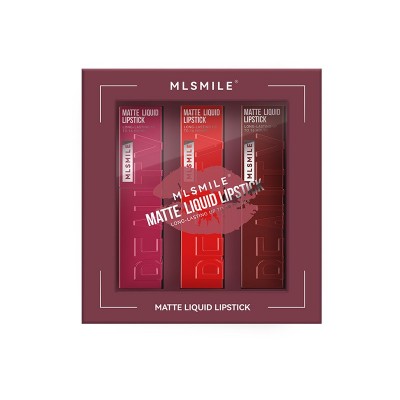 跨境专供哑光雾面液体口红爆款不沾杯丝绒显白唇彩不掉色唇釉套装图4