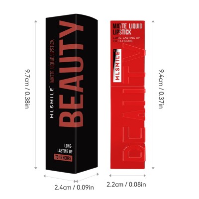 跨境专供哑光雾面液体口红不沾杯丝绒唇蜜唇彩外贸不掉色唇釉批发图4