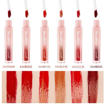 佳雅液体镜光娇嫩樱花唇釉六色国货小众学生款唇彩女口红彩妆厂家图2
