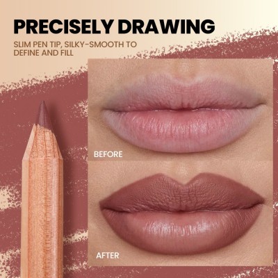 亚马逊Pudaier唇线笔套装6支装18色防水唇线口红笔彩妆批发图3