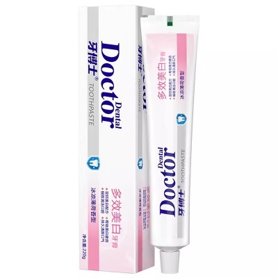 牙博士金装长效防蛀牙膏220g口气清新含氟固齿防龋齿减轻牙菌斑图4