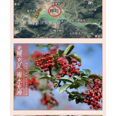正宗四川雅安汉源特产汉源红花椒500克特麻特香家用商用调料贡椒图3