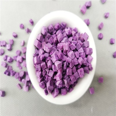 嘉禾食品冻干紫薯丁 蛋糕烘焙装饰水果丁 紫薯碎 粒紫薯丁 1斤图3
