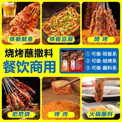 代发果仁烧烤料250g商用烧烤炸串烤肉蘸料餐饮批发辣椒孜然调味料 1袋图3
