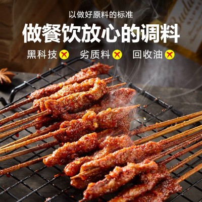 代发果仁烧烤料250g商用烧烤炸串烤肉蘸料餐饮批发辣椒孜然调味料 1袋图4