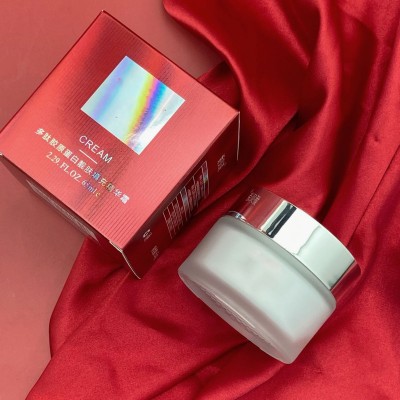 娇贝诗多肽胶原蛋白靓肤填充精华水乳面霜女保湿素颜霜批发懒人霜图4