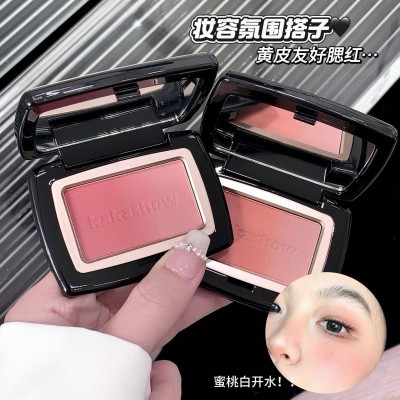 kakashow悦色渐变腮红细闪细腻显色自然韩系氛围感橘色系厂家代发图3