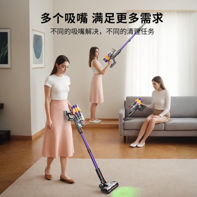 亚马逊热销吸尘器无线家用大吸力手持除螨除尘吸拖一体无线吸尘器图2