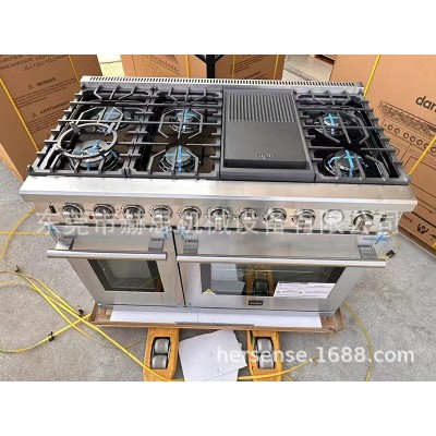 48inch 双门连体烤箱带烤盘 220v电压出口欧美非洲英文图2