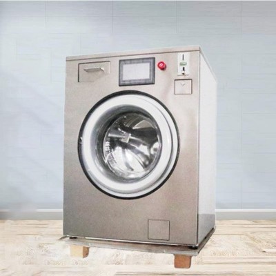 可出口 不锈钢材质 商业用大容量 13KG 投币 全自动滚筒洗衣机图4