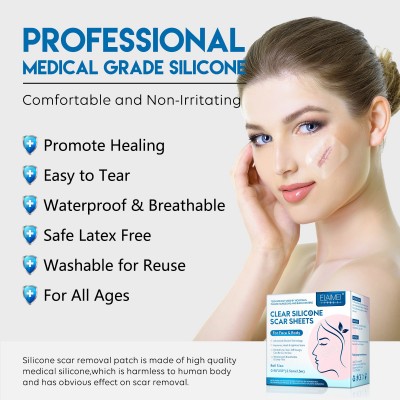 ELAIMEI 透明硅胶疤痕贴 SILICONE SCAR PATCH图5