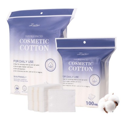 LMLTOP 222pcs Facial Cotton Pad Nail Makeup Remover Pads