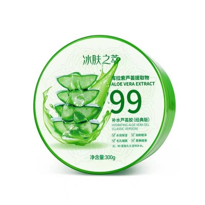 库拉索芦荟胶夏季补水保湿芦荟凝胶晒后润肤面霜工厂批发一件代发