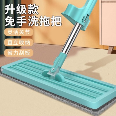 免手洗平板拖把懒人平板拖把家用干湿两用瓷砖地板拖把布