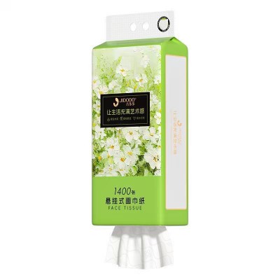吉多多抽纸悬挂式1400张5层280抽纸巾家用大量批发整箱餐巾纸