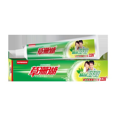 草珊瑚228克精品中药牙膏90g厂家直批超大实惠家庭装冰爽留兰香型