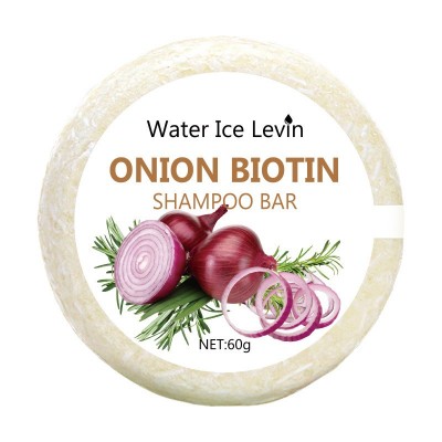 Water Ice levin洗发皂保湿生物素洗发水清爽迷迭香和洋 葱提取物