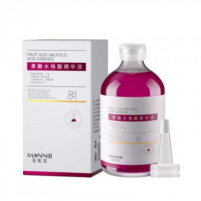 曼妮基果酸水杨酸精华液祛痘印粉刺收缩毛孔苹果原液祛痘代发批发