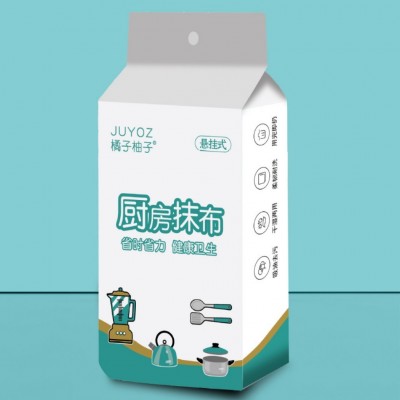 一次性悬挂式懒人抹布不沾油厨房抹布壁挂式抽纸洗碗布厨房用纸