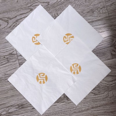400纸巾可印logo牛排饭店纸巾酒店专用方巾纸餐巾纸广告商用纸巾