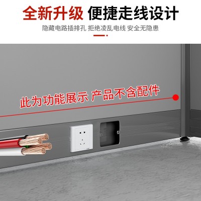 职员办公桌椅组合员工屏风隔断组合电脑桌四六人卡位简约办公位