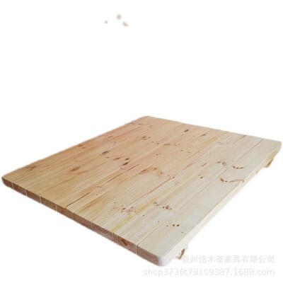 日式榻榻米实木落地床客栈民宿地台床飘窗阳台阁楼原木地铺床矮床