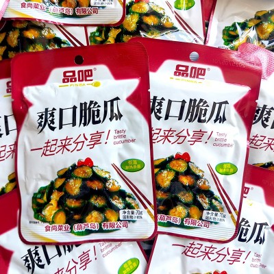 品吧脆口黄瓜爽口脆瓜70g酱腌菜咸菜下饭菜批发