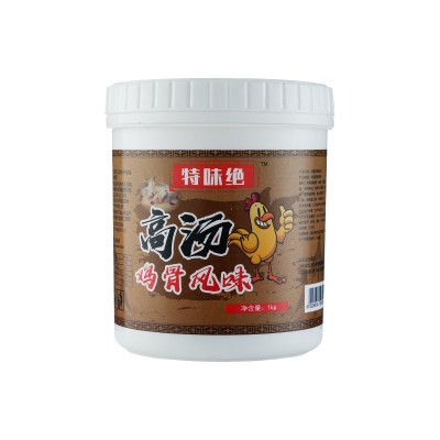 鸡骨风味高汤1kg桶装商用关东煮火锅浓缩底料大骨白汤浓汤调味料