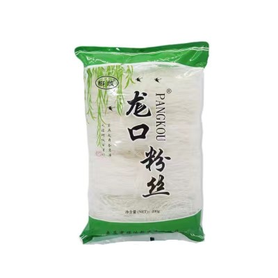 厂家批发品牌柳绒尨口风龙口粉丝200g绿豆风龙口粉丝火锅鸭血粉丝